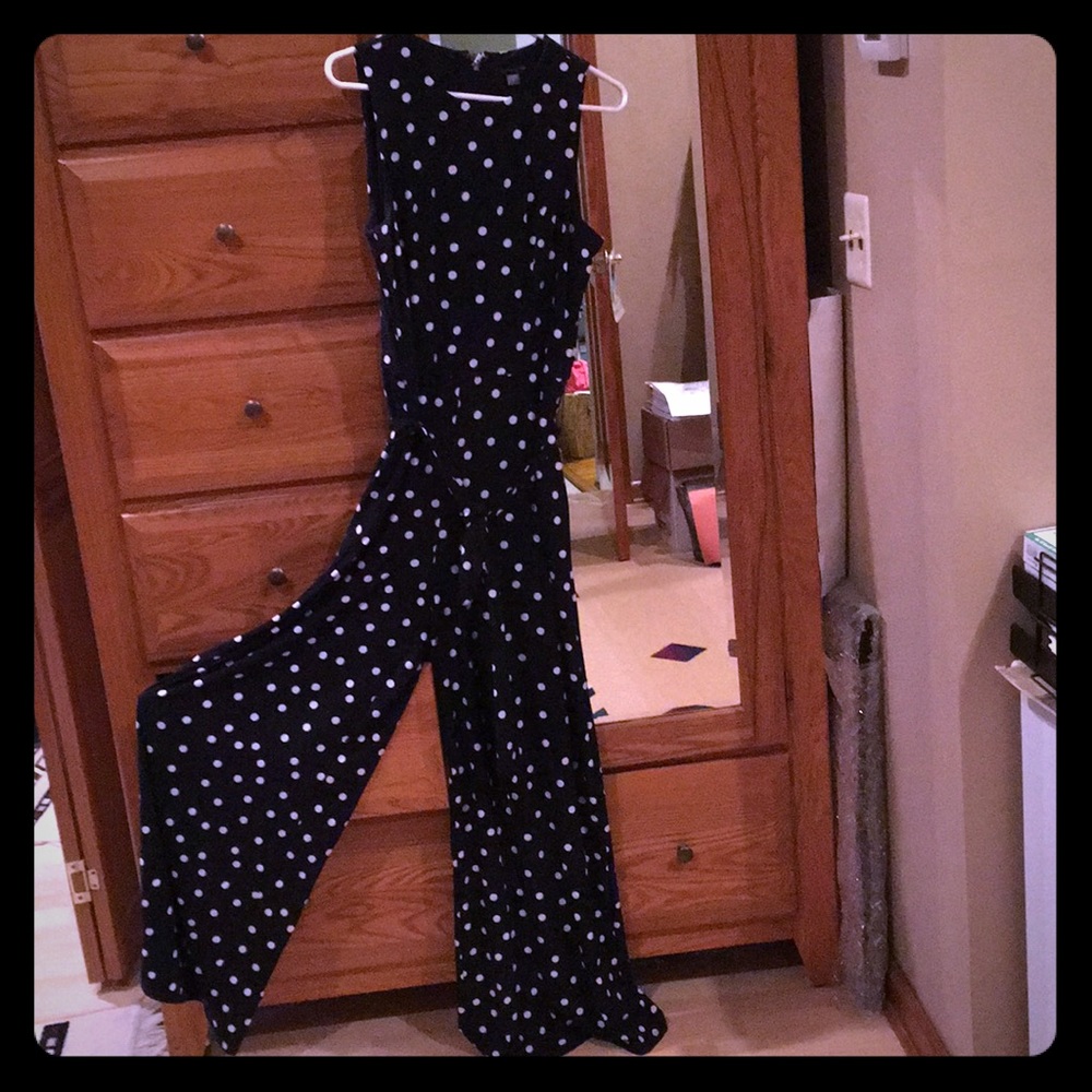 Tommy Hilfiger Navy-n-White Polka Dot Jumper